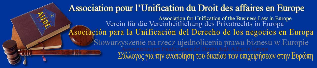 Association pour l'Unification du Droit des Affaires en Europe 