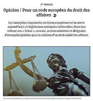 Les Echos/Tribune Libre 30/11/2021