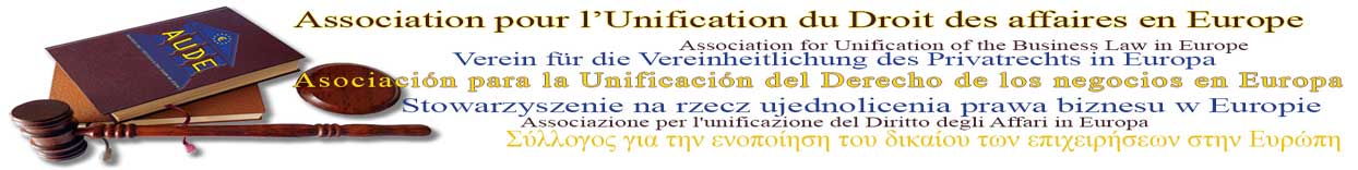 Association pour l'Unification du Droit des Affaires en Europe 